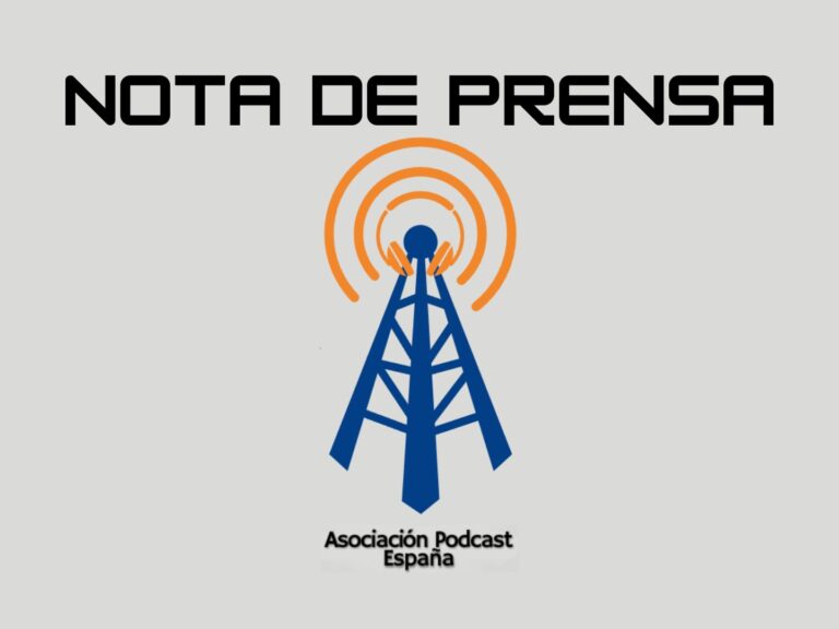 Nota de Prensa Asociación Podcast España